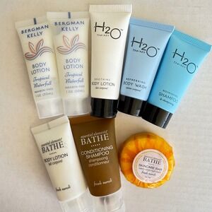 8pc Travel Size Toiletries Set Bergman Kelly H2O Therapy Essentiel Elements